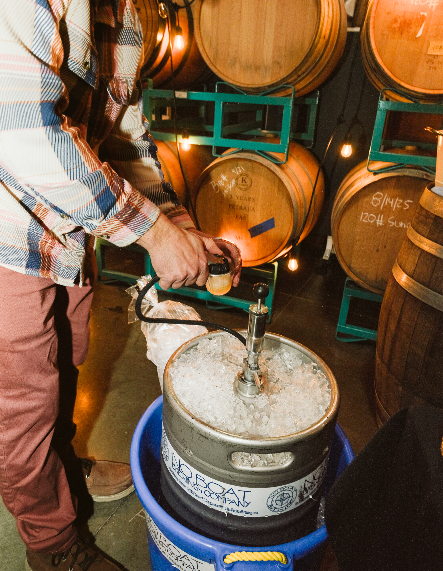 Spring pickup at No Boat Brewing