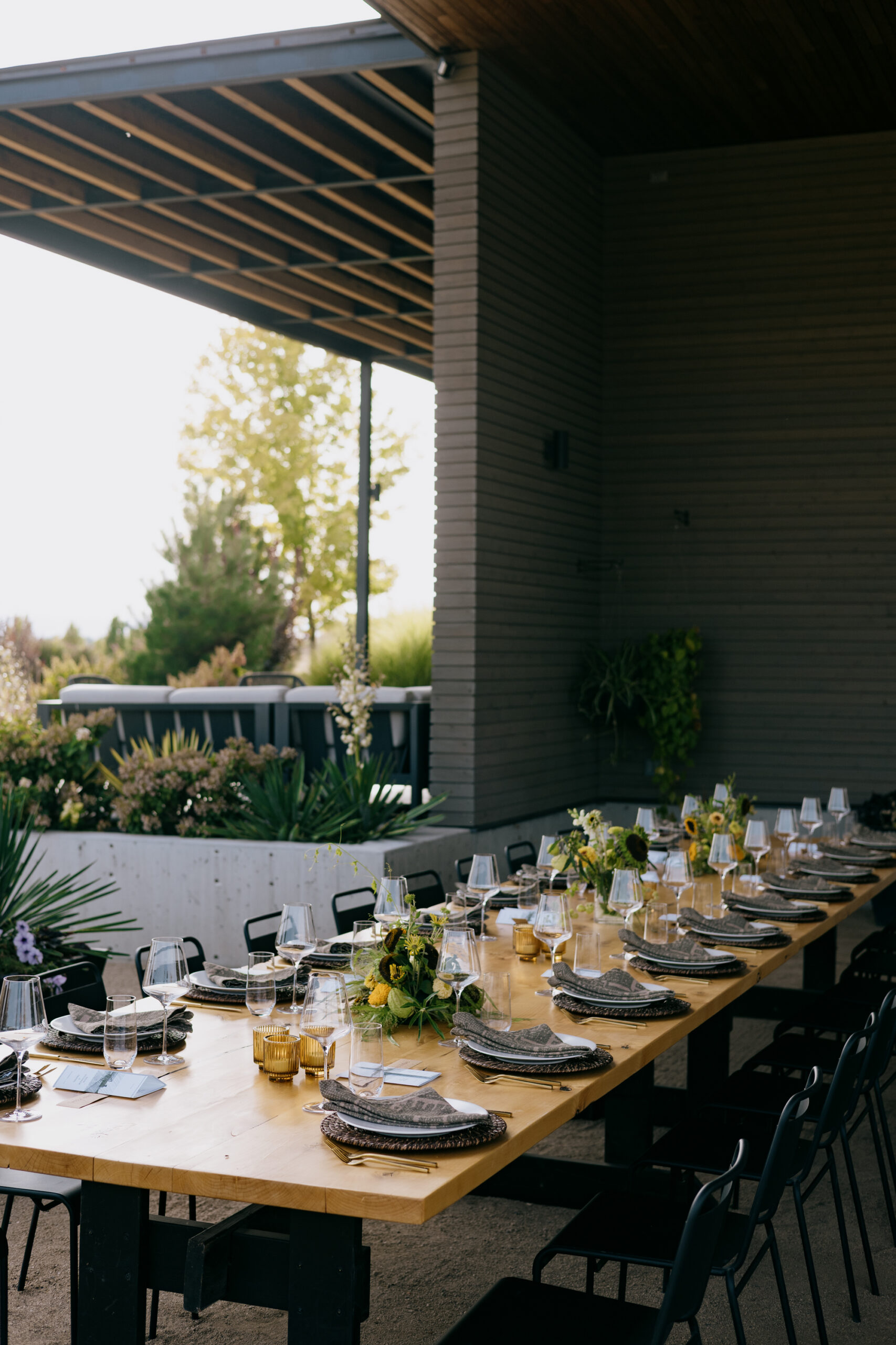 A set table